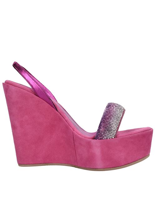 Sandali in ecopelle e strass EDDICUOMO | B166CU/554 LAM.FUXIA